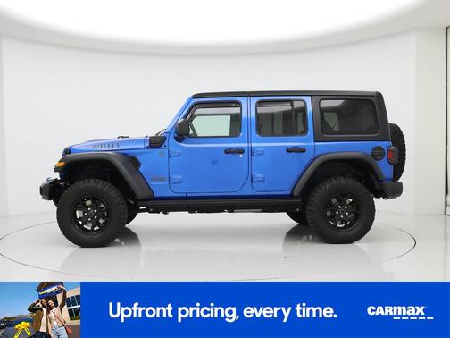 Blue 2024 Jeep Wrangler 4xe Willy's