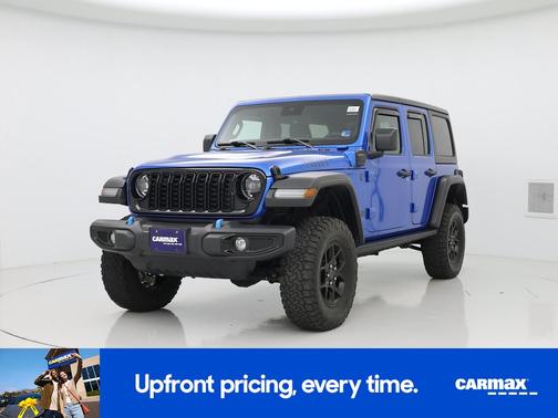 Blue 2024 Jeep Wrangler 4xe Willy's