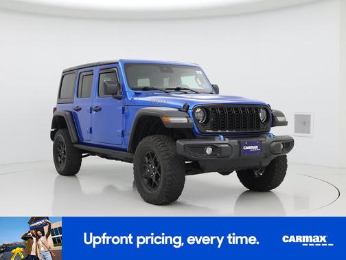 Blue 2024 Jeep Wrangler 4xe Willy's