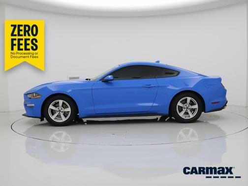 Blue 2022 Ford Mustang Ecoboost