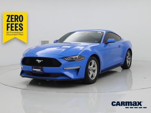 Blue 2022 Ford Mustang Ecoboost