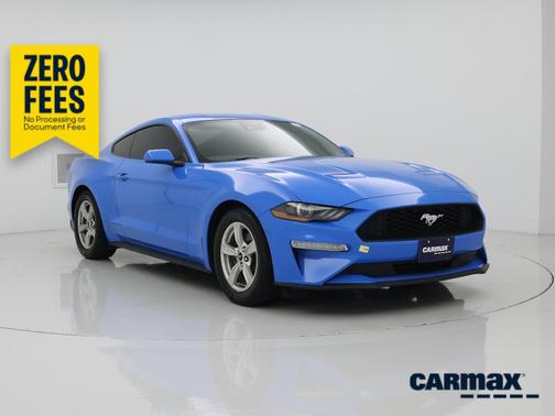 Blue 2022 Ford Mustang Ecoboost