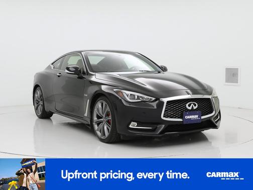Black 2018 INFINITI Q60 Red Sport 400