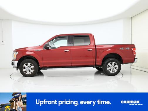 Red 2018 Ford F-150 XLT