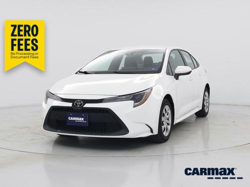 White 2022 Toyota Corolla LE