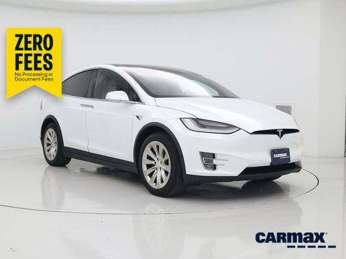 White 2020 Tesla Model X Long Range Plus