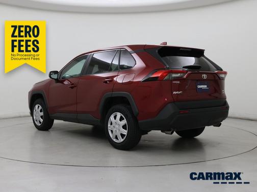 Red 2025 Toyota RAV4 LE