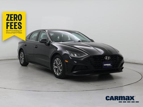 Black 2022 Hyundai SONATA SEL