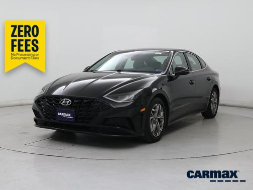 Black 2022 Hyundai SONATA SEL