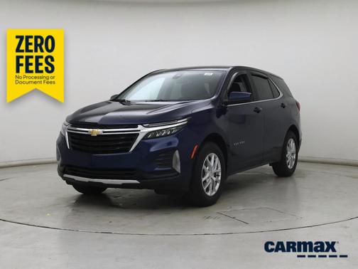 Blue 2022 Chevrolet Equinox LT