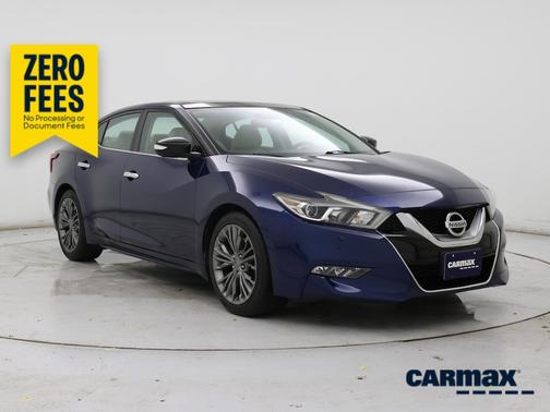 Blue 2017 Nissan Maxima Platinum