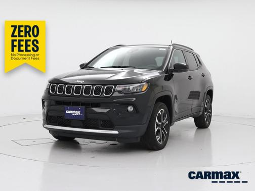 Black 2023 Jeep Compass Limited