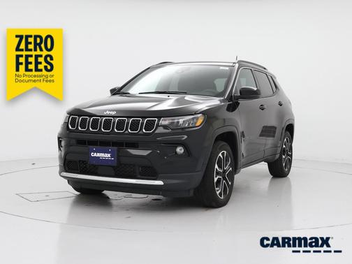 Black 2023 Jeep Compass Limited