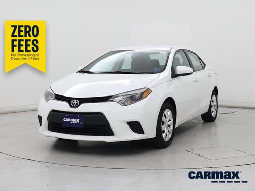 White 2014 Toyota Corolla LE