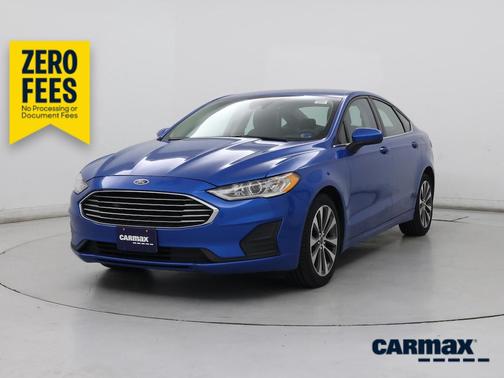 Blue 2020 Ford Fusion SE