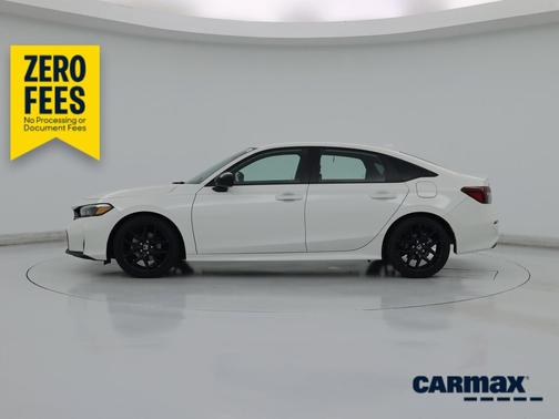 White 2025 Honda Civic Sport