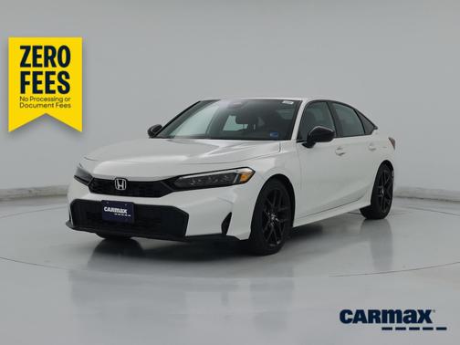 White 2025 Honda Civic Sport