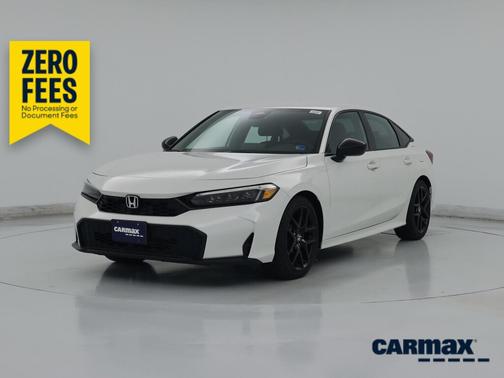 White 2025 Honda Civic Sport