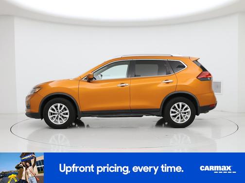 Orange 2017 Nissan Rogue SV