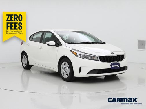 White 2017 Kia Forte LX