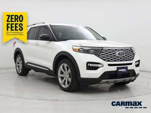 White 2020 Ford Explorer Platinum
