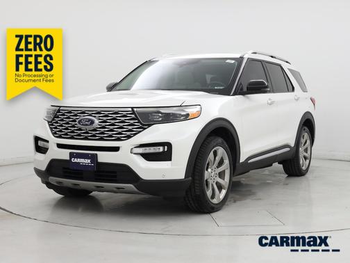White 2020 Ford Explorer Platinum