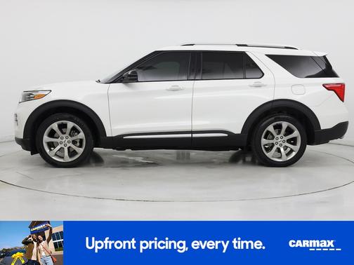 White 2020 Ford Explorer Platinum