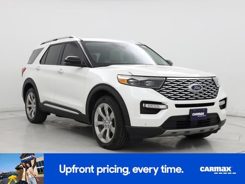 White 2020 Ford Explorer Platinum