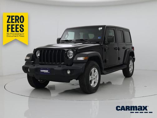 Black 2022 Jeep Wrangler Unlimited Sport S