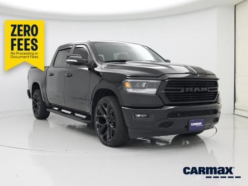 Black 2020 RAM 1500 Lonestar