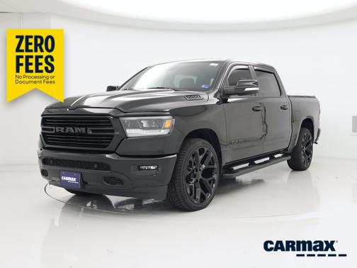 Black 2020 RAM 1500 Lonestar