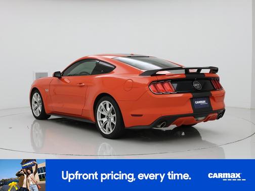 Orange 2015 Ford Mustang GT Premium