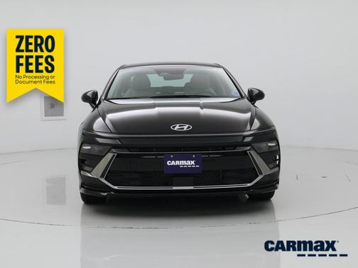 Black 2025 Hyundai SONATA SEL