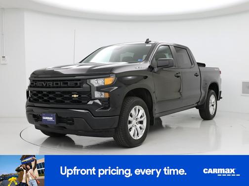 Black 2023 Chevrolet Silverado 1500 Custom