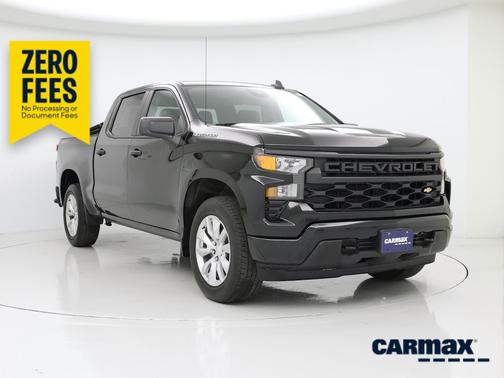 Black 2023 Chevrolet Silverado 1500 Custom