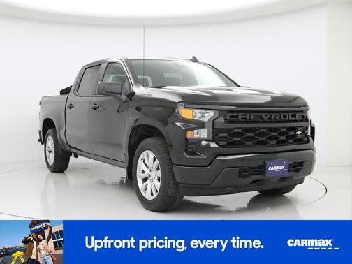 Black 2023 Chevrolet Silverado 1500 Custom