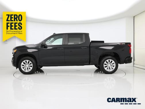 Black 2023 Chevrolet Silverado 1500 Custom
