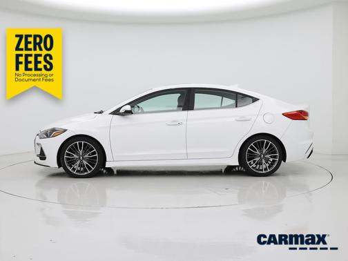 White 2018 Hyundai ELANTRA Sport