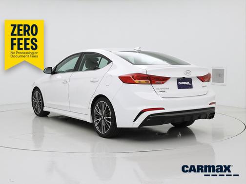 White 2018 Hyundai ELANTRA Sport