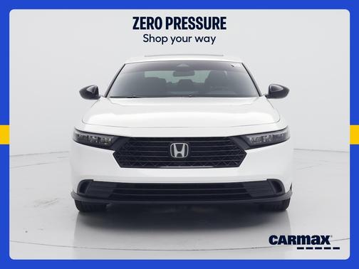 White 2025 Honda Accord Hybrid Sport