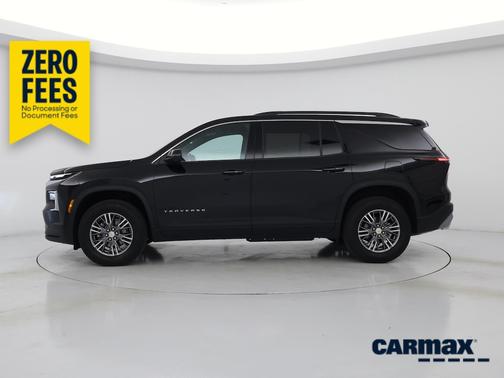 Black 2025 Chevrolet Traverse LT