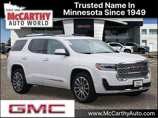 White Frost Tricoat 2023 GMC Acadia Denali