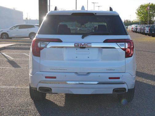 White Frost Tricoat 2023 GMC Acadia Denali