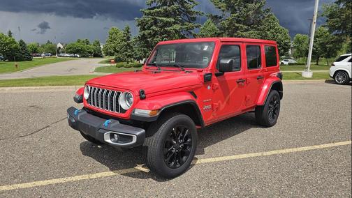 Firecracker Red Clearcoat 2024 Jeep Wrangler 4xe Sahara