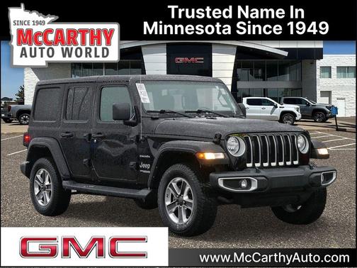Black 2021 Jeep Wrangler Unlimited Sahara