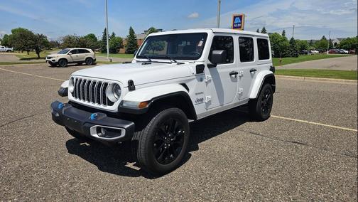 Bright White Clearcoat 2024 Jeep Wrangler 4xe Sahara