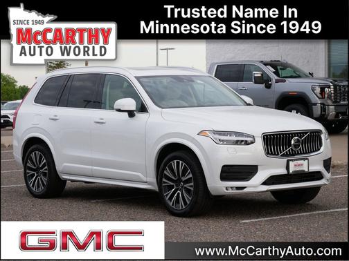 Crystal White Metallic 2020 Volvo XC90 T6 Momentum