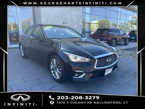 Black Obsidian 2023 INFINITI Q50 LUXE