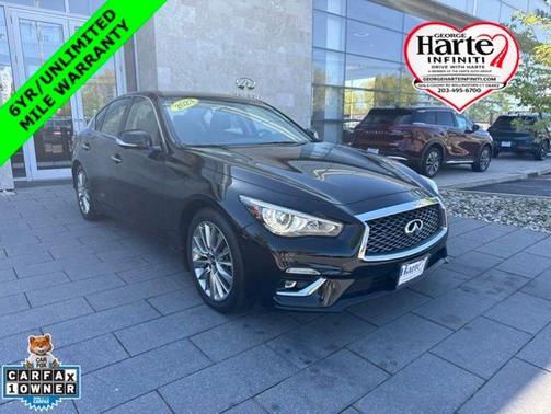 Black Obsidian 2023 INFINITI Q50 LUXE