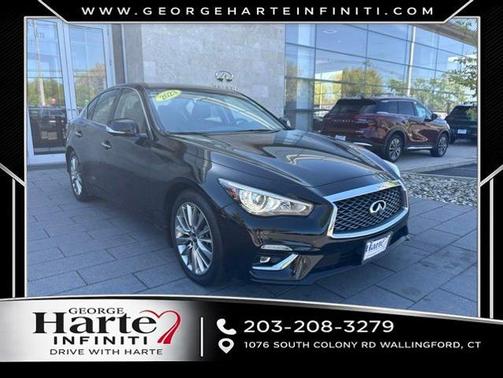 Black Obsidian 2023 INFINITI Q50 LUXE